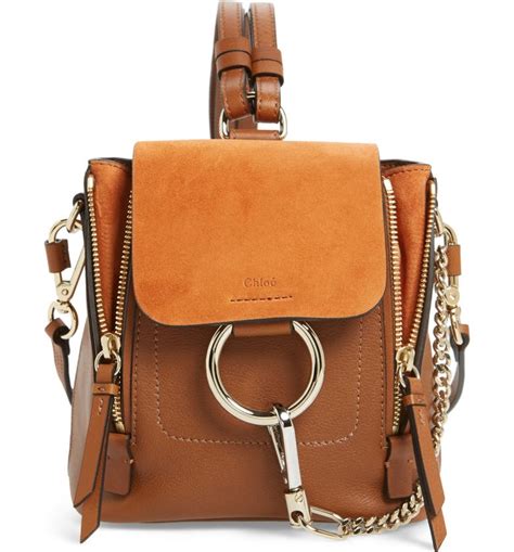 chloe mini faye backpack colors|Mini Faye backpack .